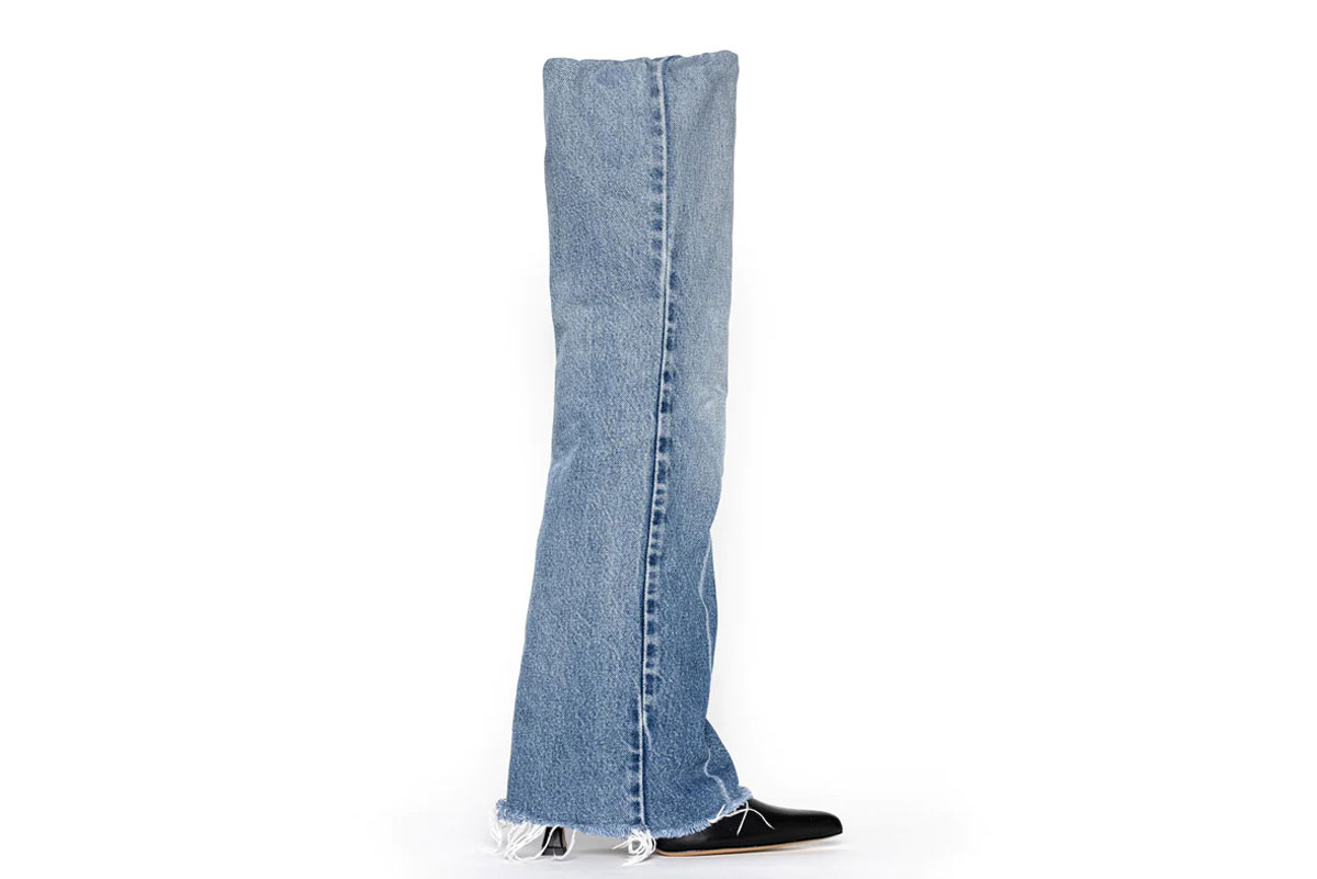 Latest Fashion DIY: Elsa Hosk's Jean Boots