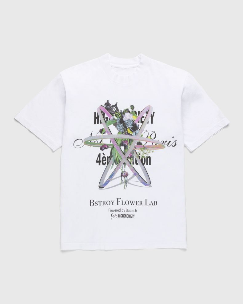 Not In Paris 4 Flower T-Shirt White