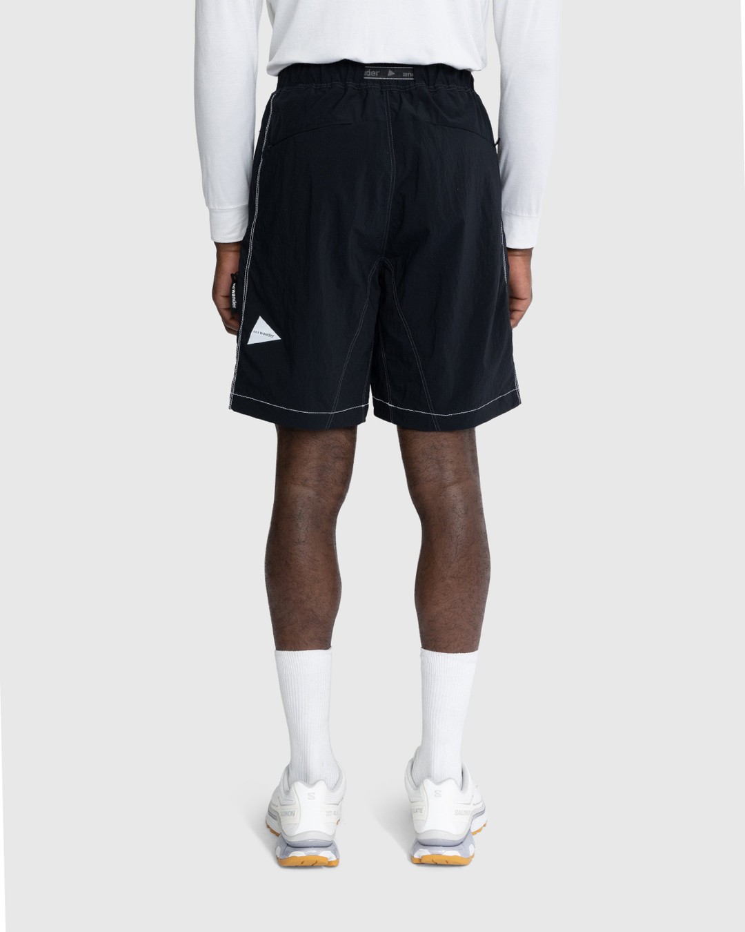 And Wander – Light Hike Shorts Black - Shorts - Black - Image 3