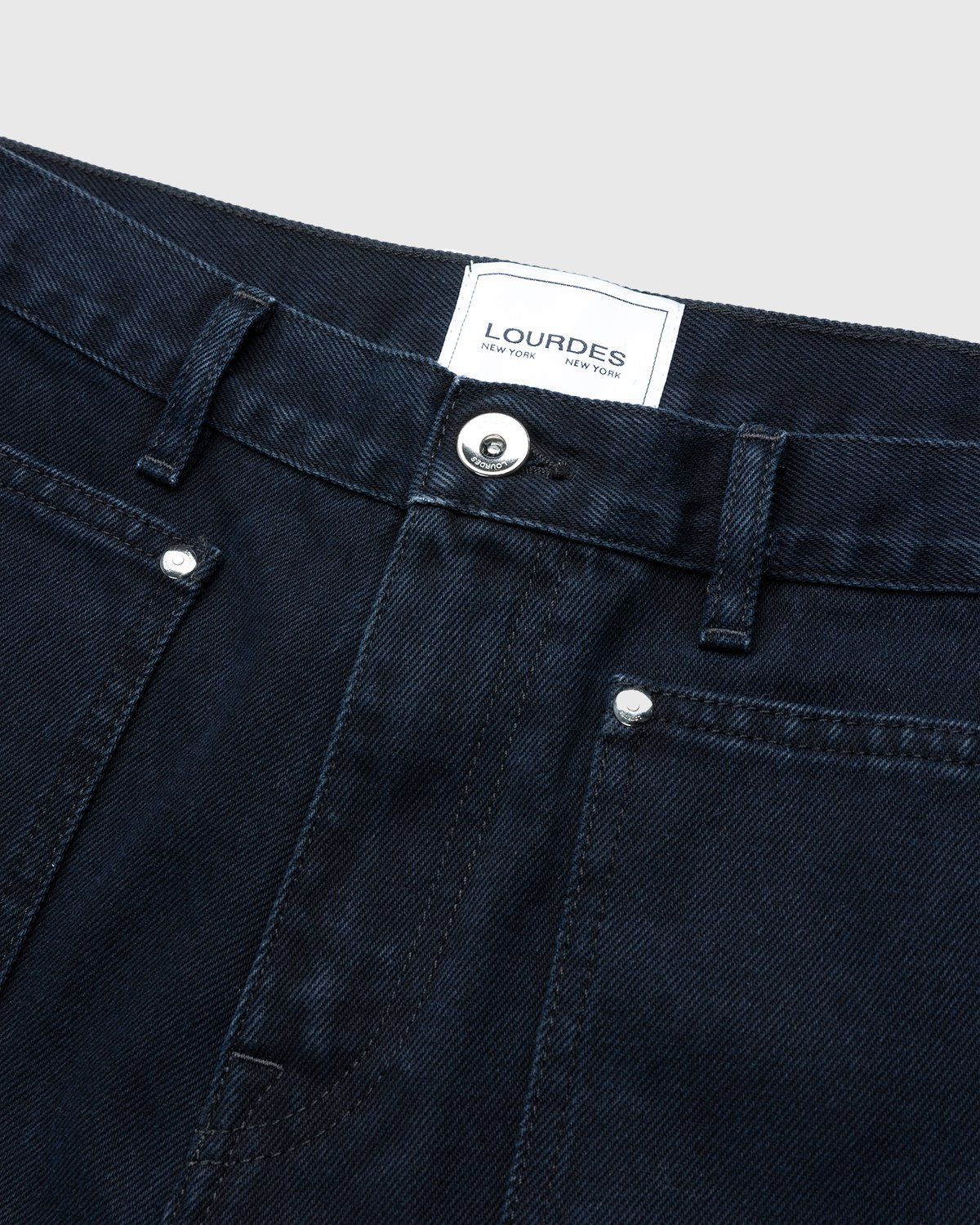 Lourdes New York – 10 Pocket Denim Black - Pants - Black - Image 4