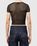 Jean Paul Gaultier – Open-Worked JPG Heart T-Shirt Dark Brown - T-Shirts - Brown - Image 2