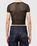 Jean Paul Gaultier – Open-Worked JPG Heart T-Shirt Dark Brown - T-shirts - Brown - Image 2