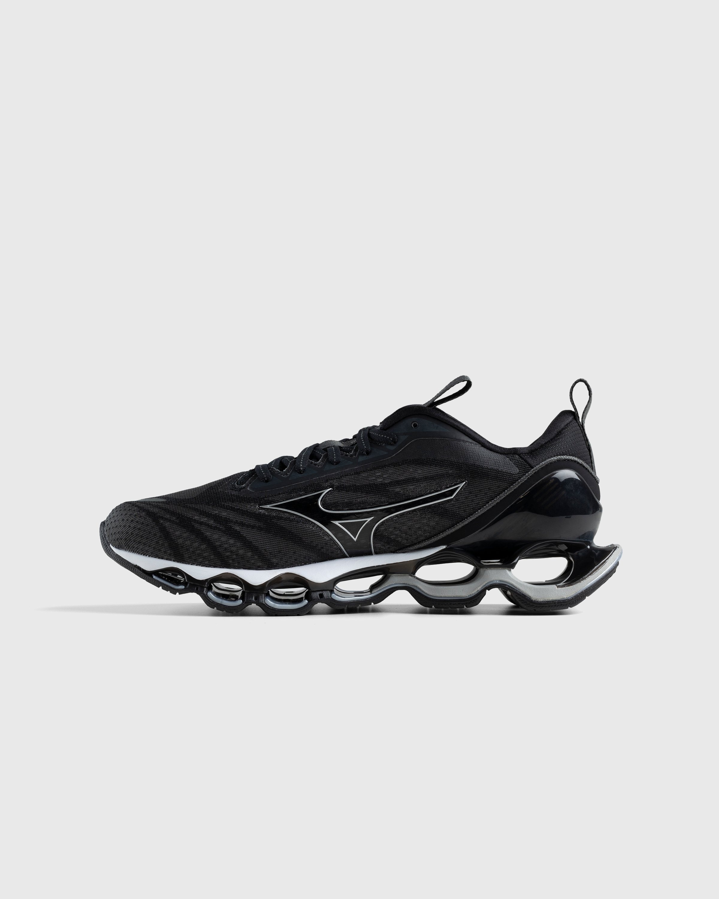 Mizuno – Wave Prophecy 11 Dark Shadow/Silver/Black - Sneakers - Black - Image 2