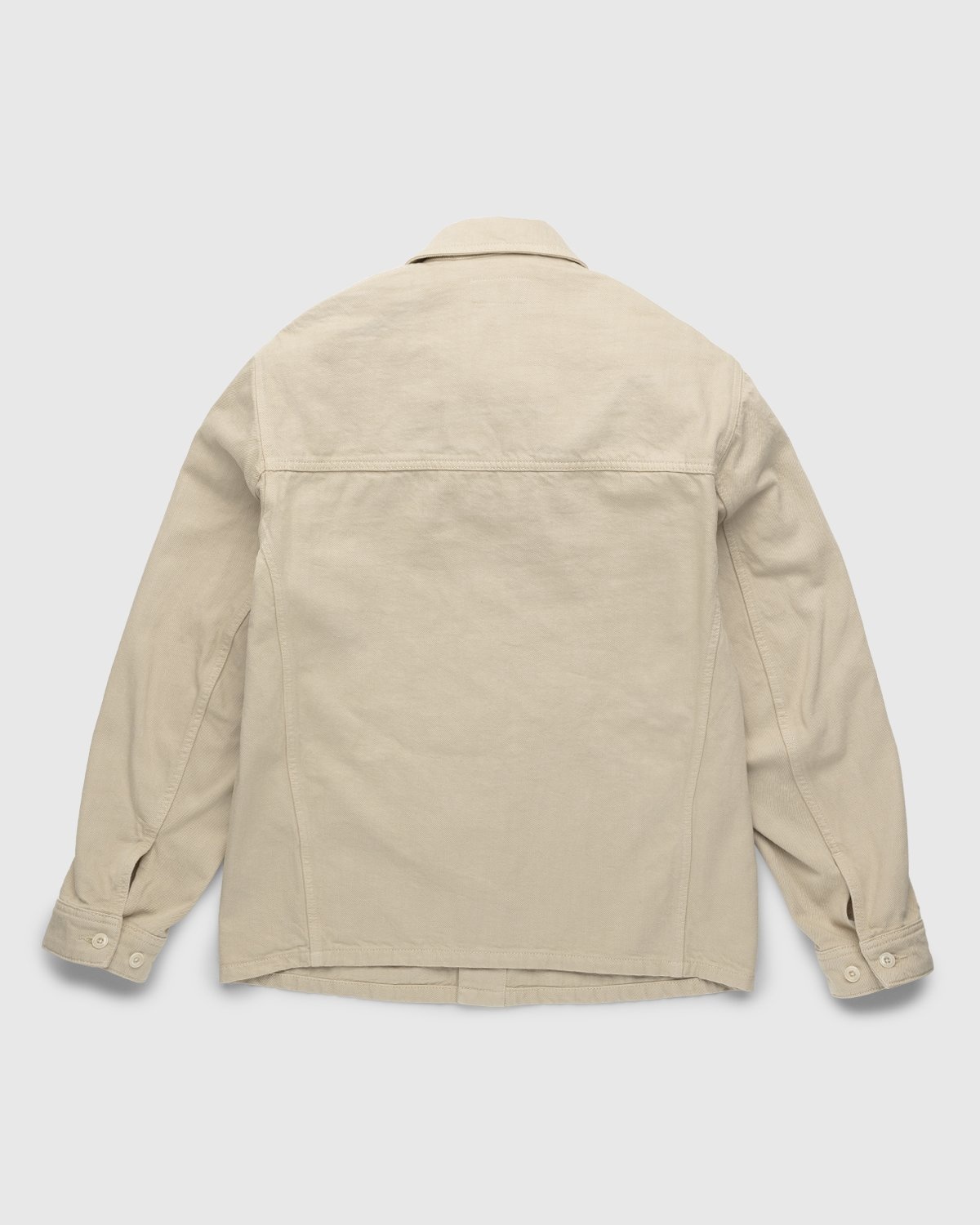 Lemaire – Boxy Denim Overshirt Saltpeter - Shirts - Beige - Image 2