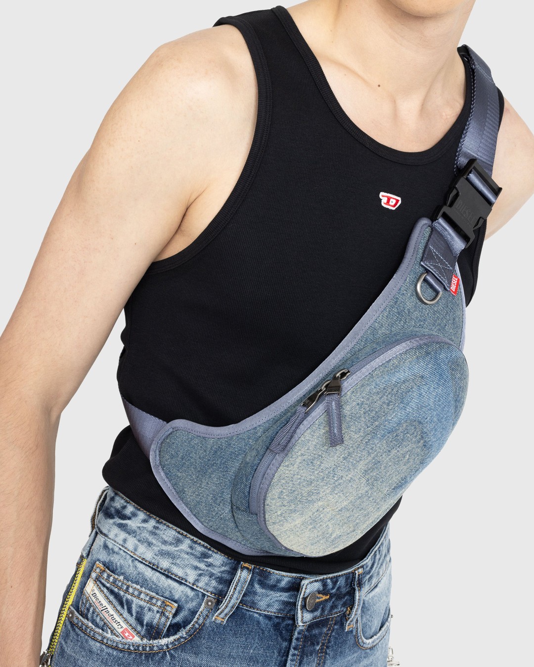 Diesel – 1DR-Pod Crossbody Bag Blue - Bags - Blue - Image 3