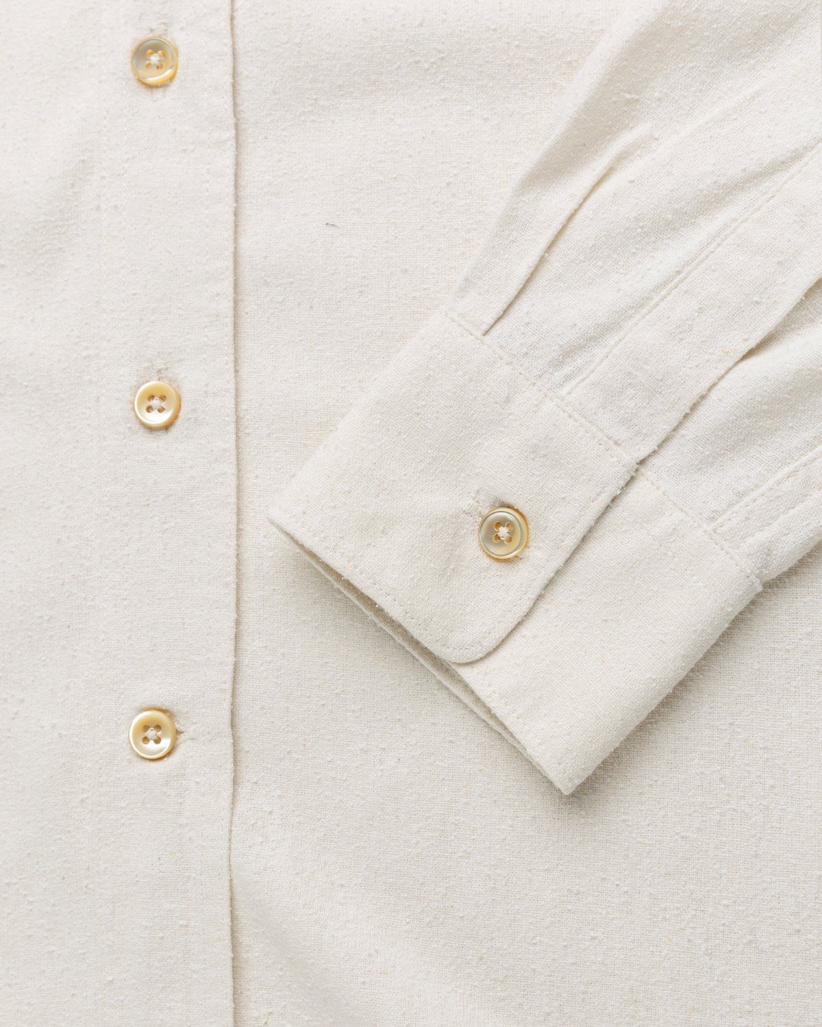 Our Legacy – Classic Shirt White Silk - Longsleeve Shirts - White - Image 6
