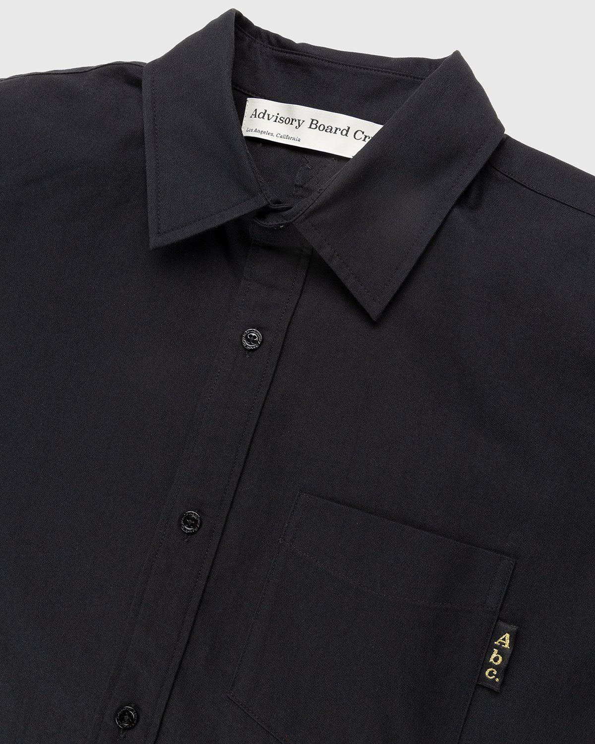 Abc. – Oxford Woven Shirt Anthracite - Shirts - Black - Image 4