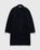 Single-Breasted Coat Black