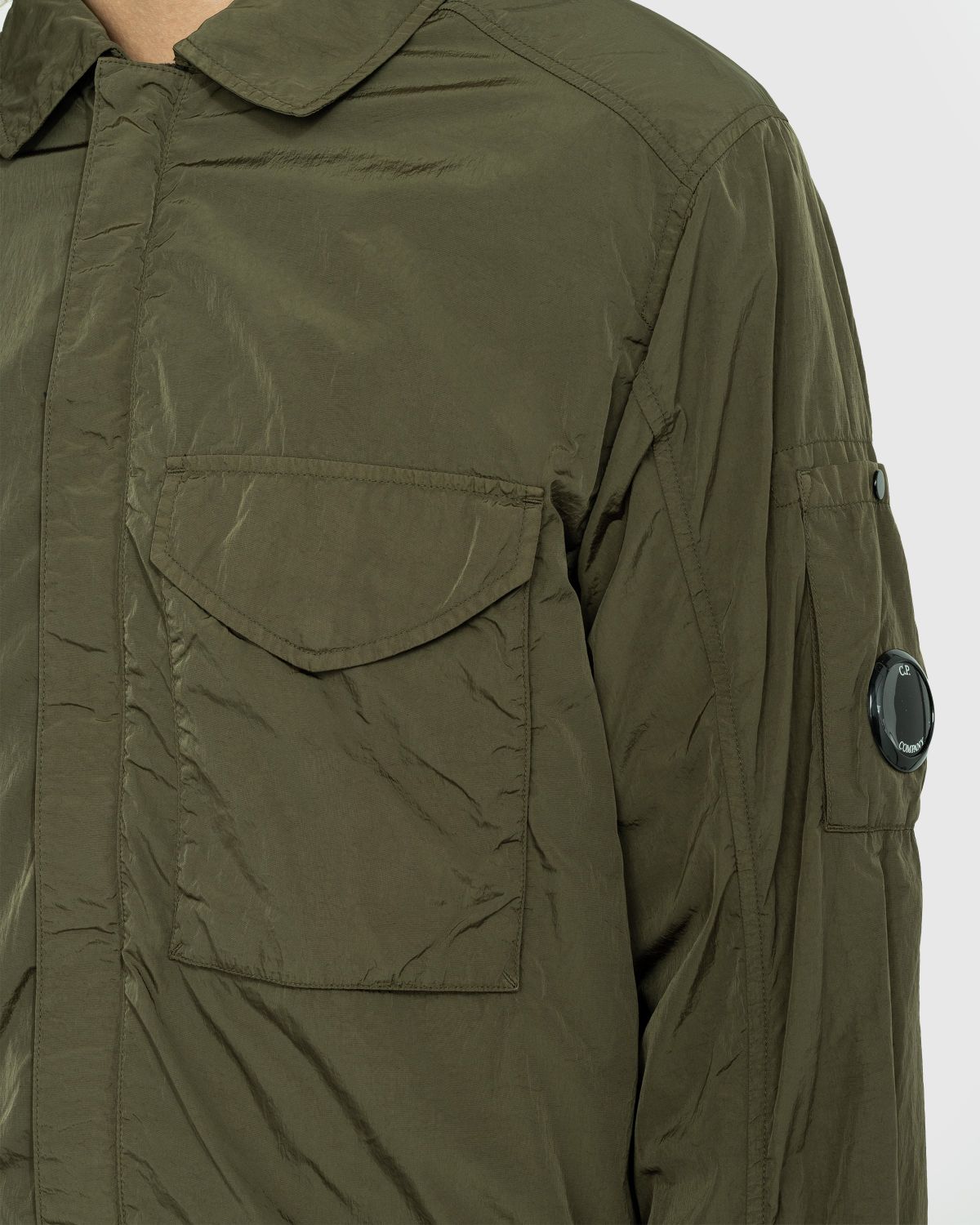 C.P. Company – Chrome-R Overshirt Ivy Green - Outerwear - Green - Image 5
