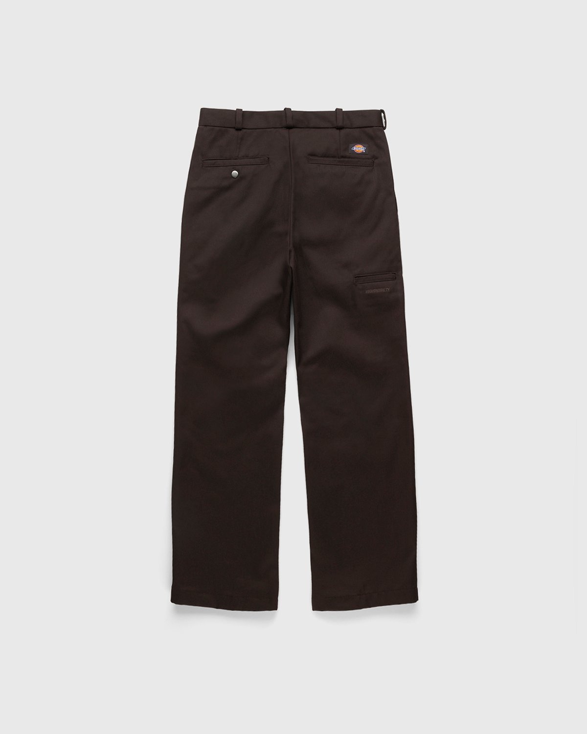 Highsnobiety x Dickies – Pleated Work Pants Dark Brown - Work Pants - Brown - Image 2