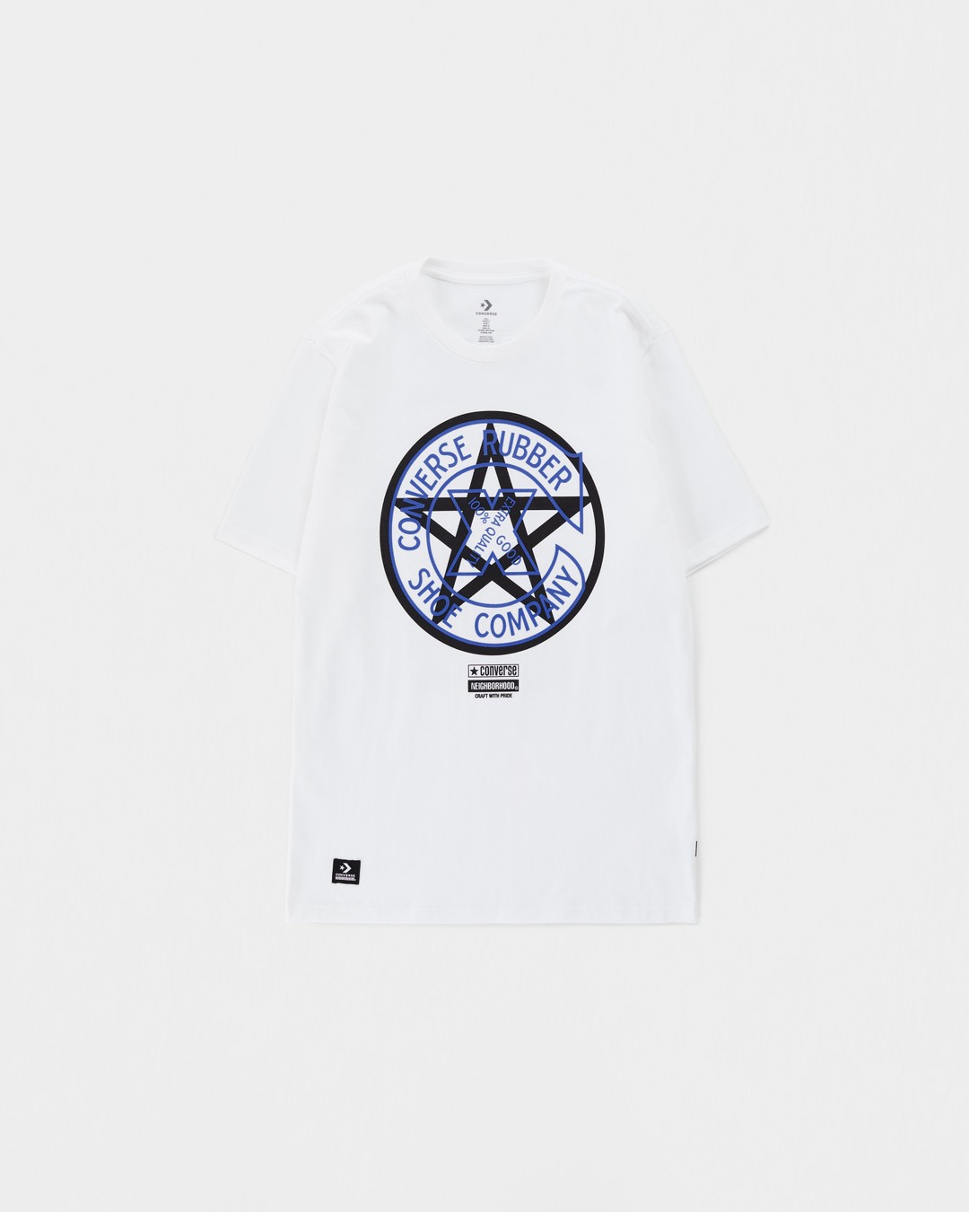 Converse x NBHD – White T-Shirt - Tops - White - Image 1