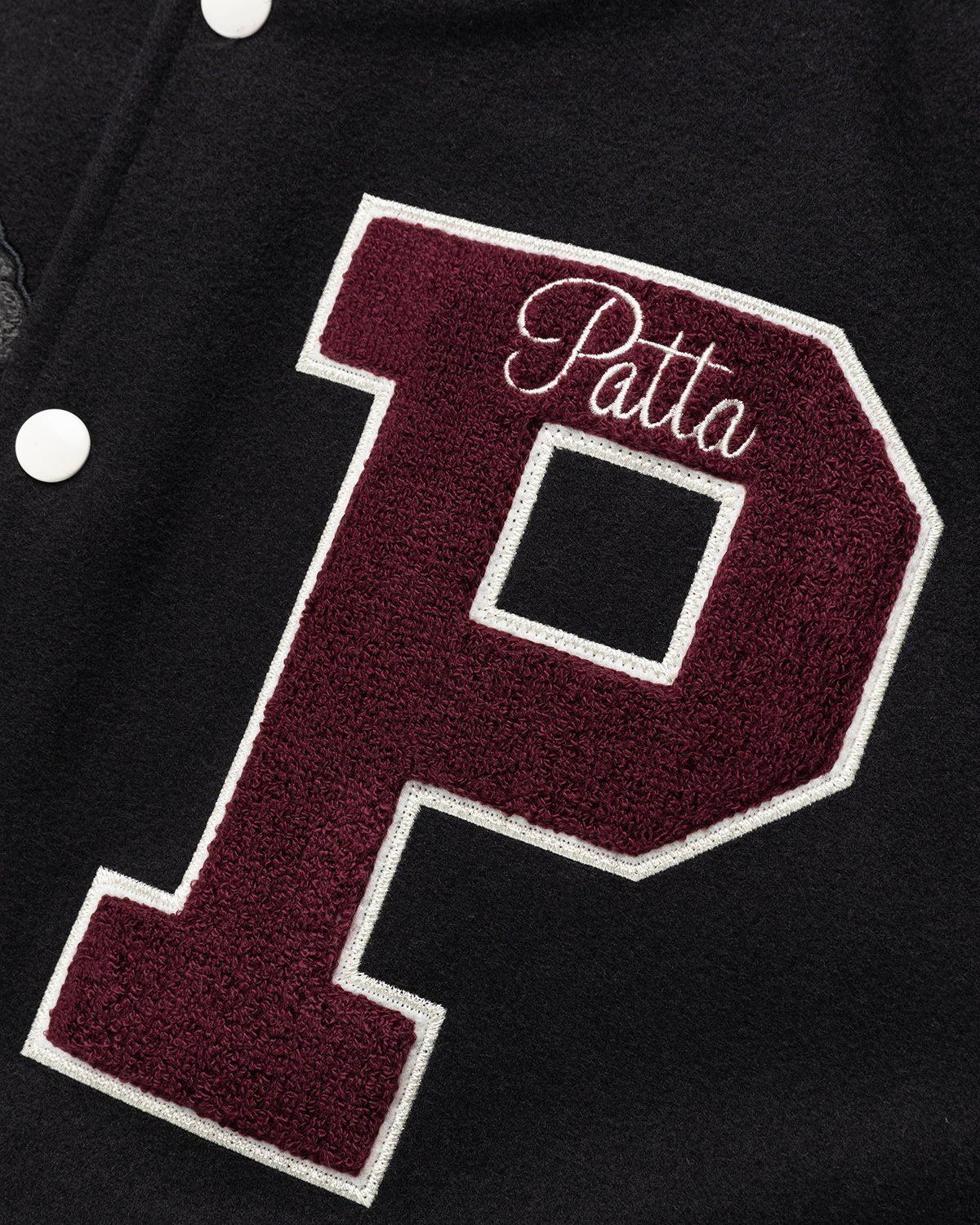 Patta – Lucky Charm Varsity Jacket Black - Outerwear - Black - Image 4
