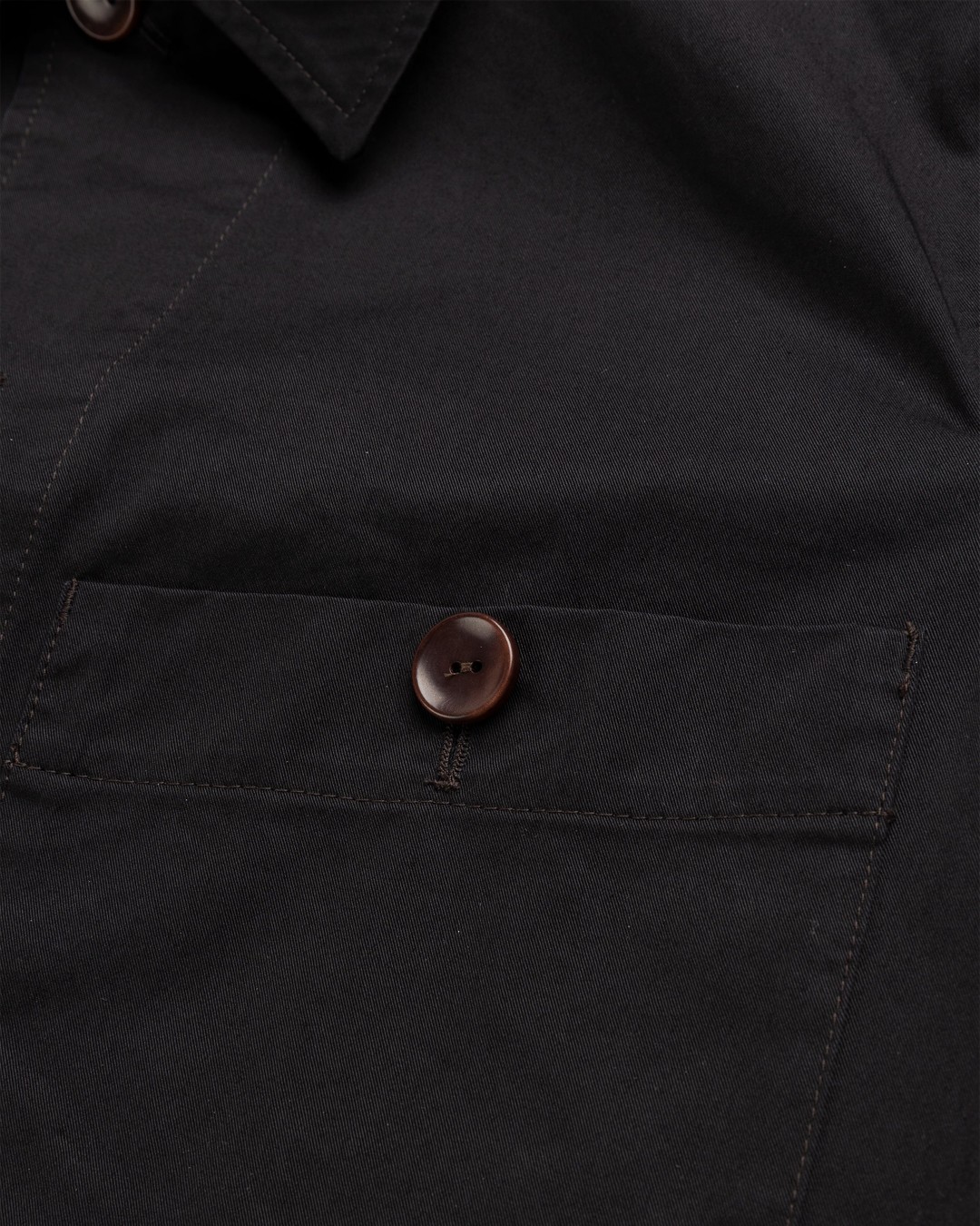 Lemaire – Military Overshirt Black - Outerwear - Black - Image 6