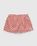 JACQUEMUS – Le Caleçon Print Dark Red Deformed Check