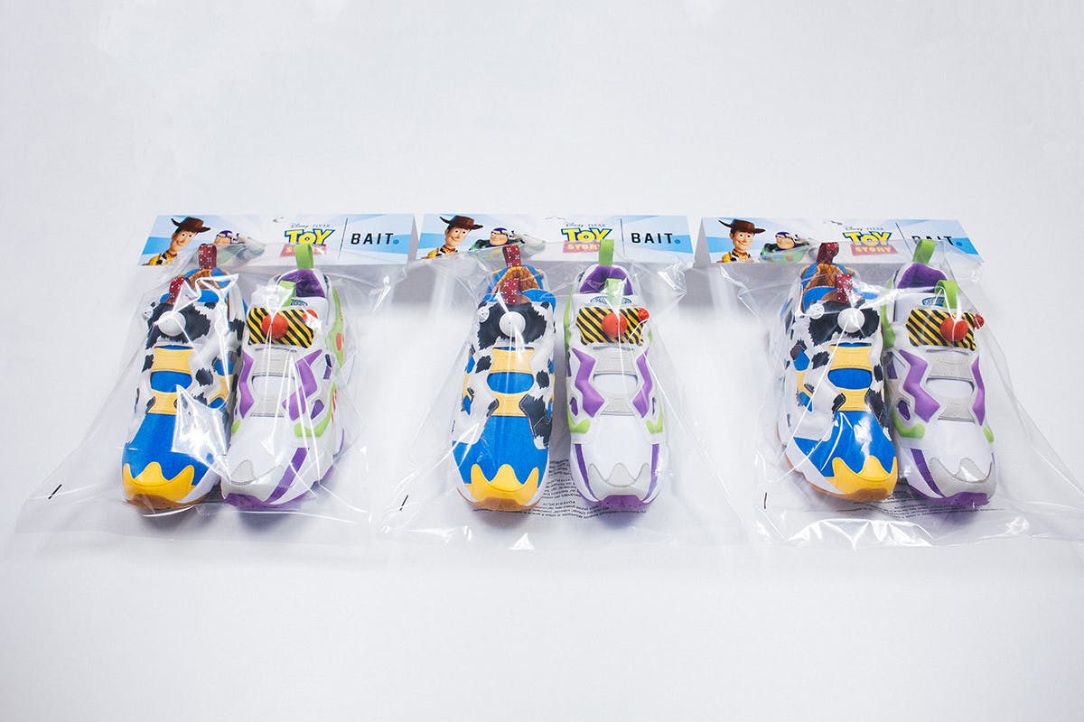 BAIT x Toy Story x Reebok Instapump Official Release