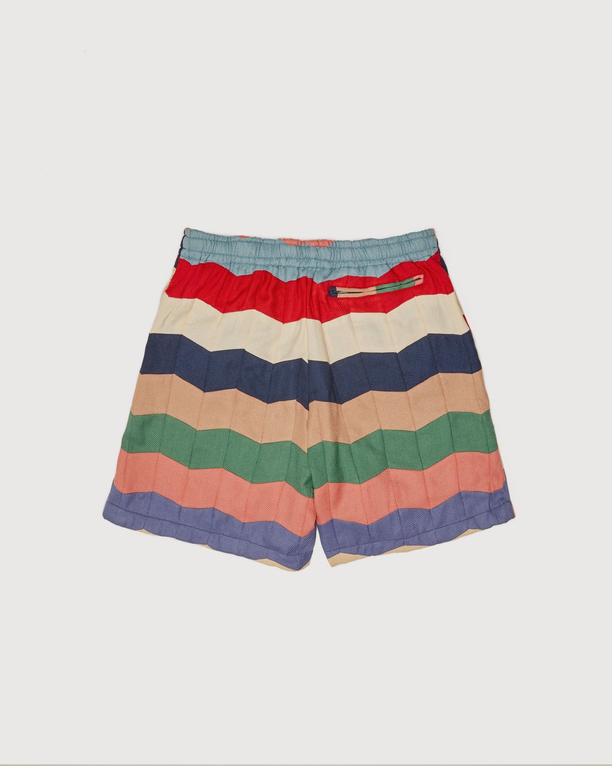 Bode – Chevron Quilt Shorts Multi - Shorts - Multi - Image 2