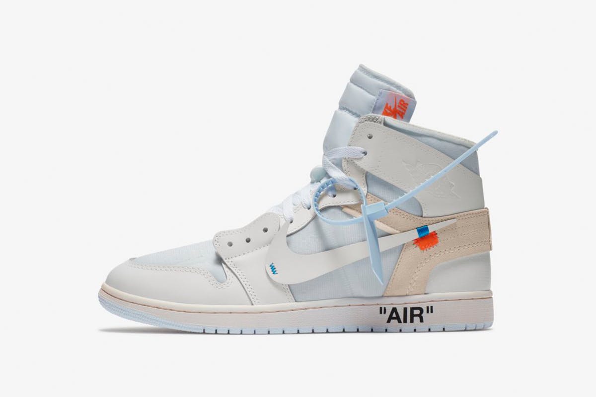 jordan 1 white GOAT Nike The Ten OFF-WHITE c/o Virgil Abloh