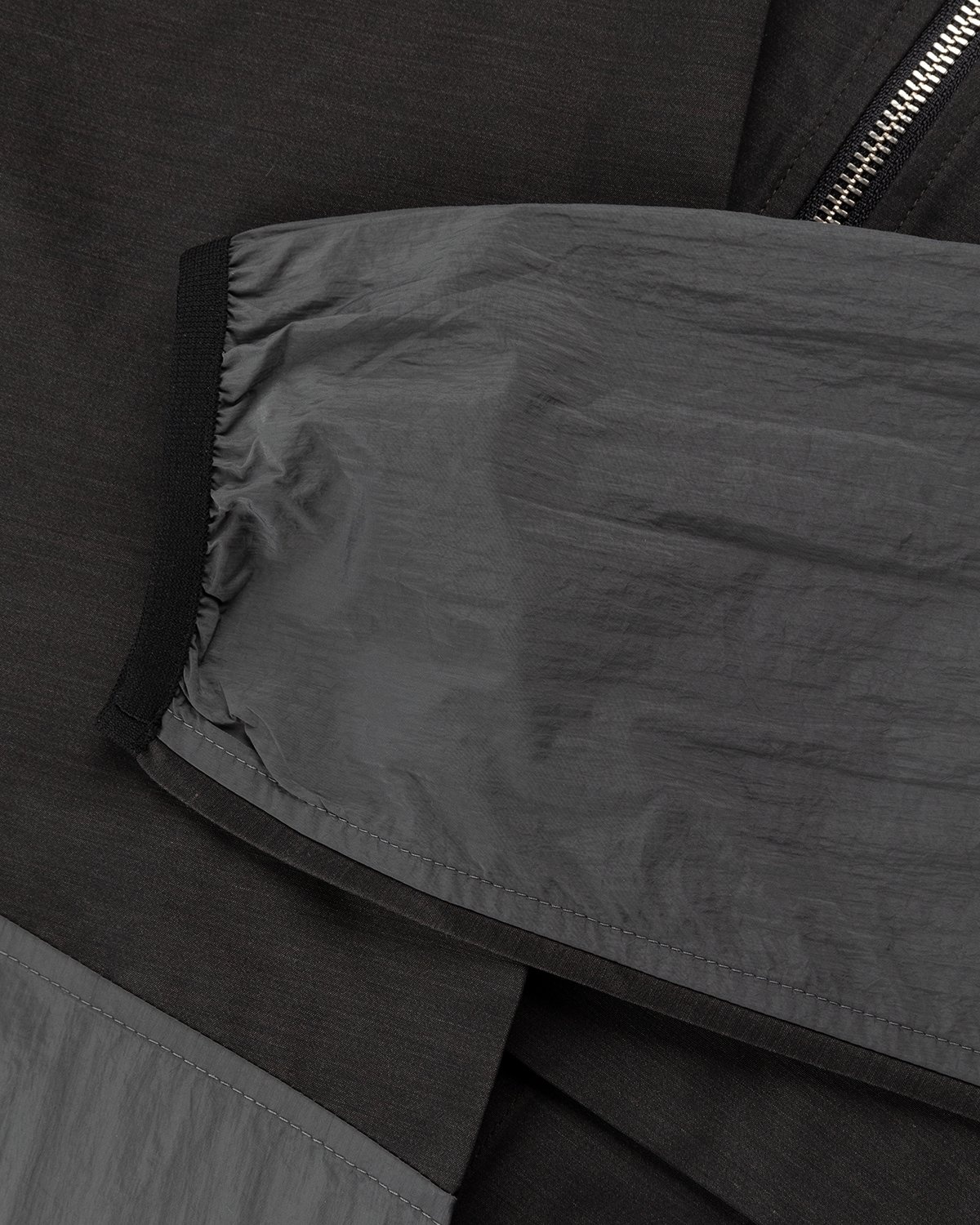 Arnar Mar Jonsson – Hraun Paneled Tracktop Charcoal - Outerwear - Brown - Image 8