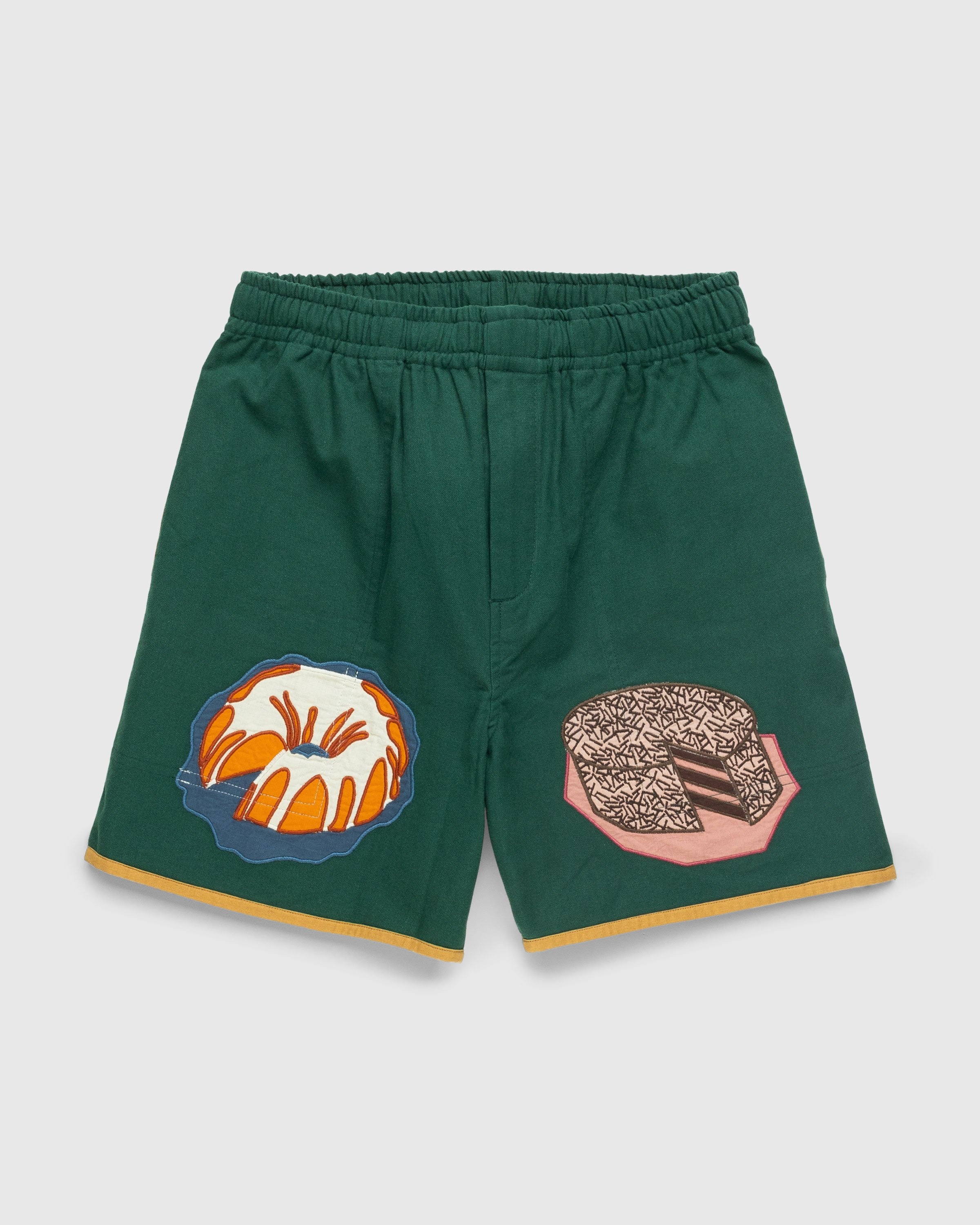 Bode – Dessert Applique Shorts Green - Shorts - Green - Image 1