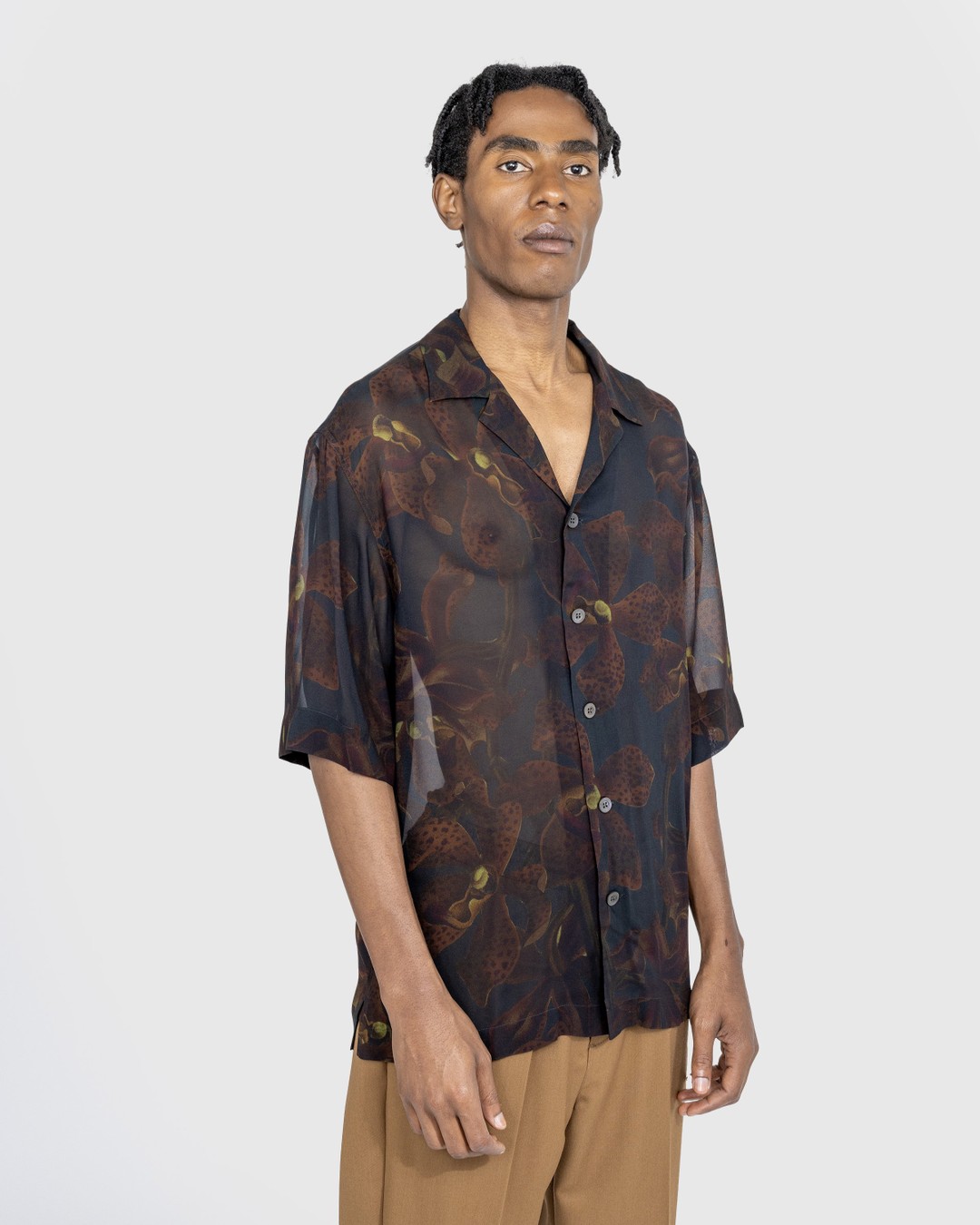 Dries van Noten – Cassi Shirt Black - Shirts - Black - Image 2