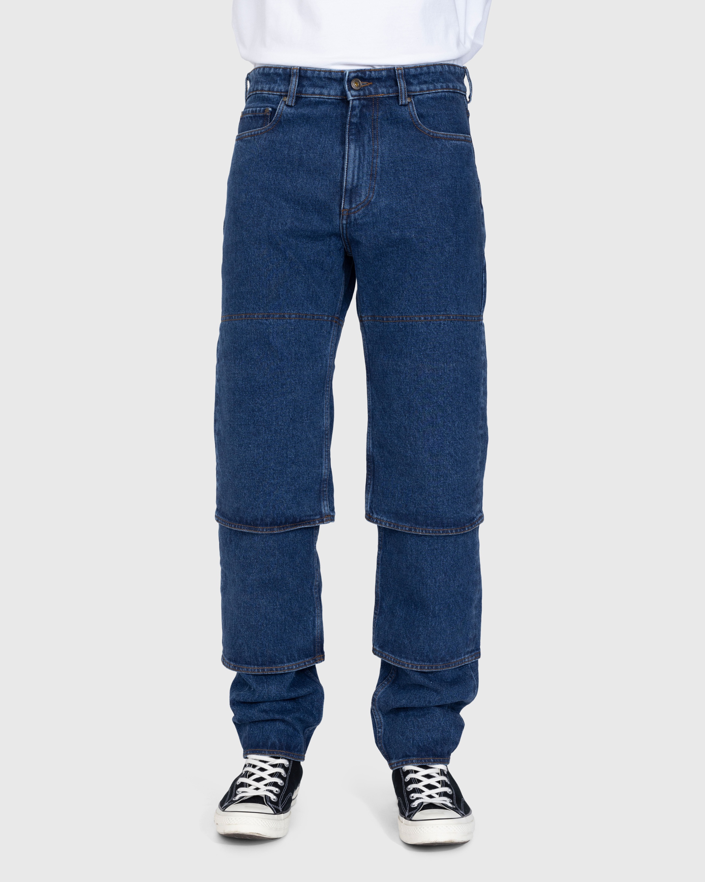 Y/Project – Classic Multi-Cuff Jeans Blue - Denim - Blue - Image 2