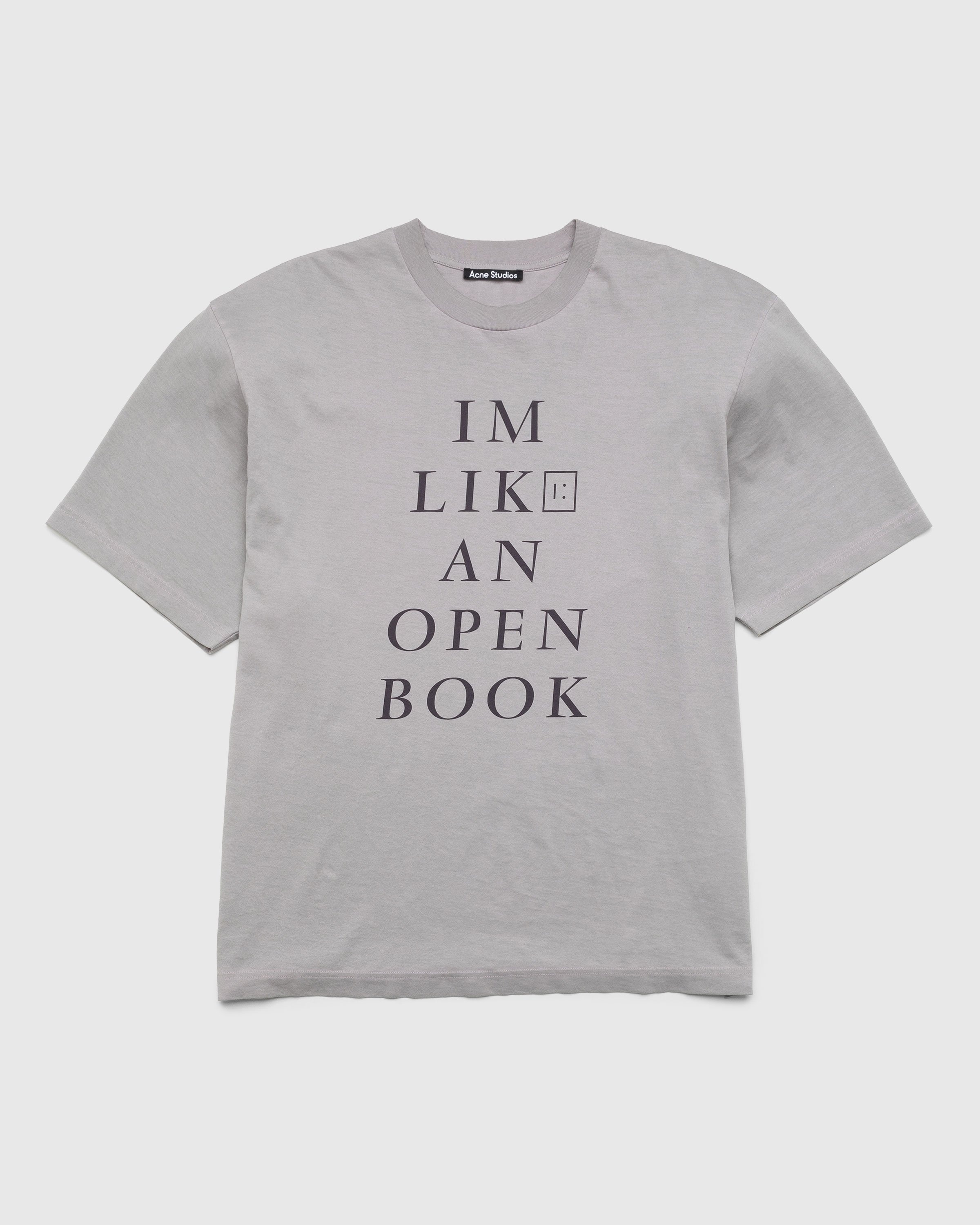 Acne Studios – Heat Reactive Print T-Shirt Grey - T-shirts - Grey - Image 2