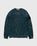 Stone Island – 61538 Garment-Dyed Cotton Fleece Crewneck Mid Blue