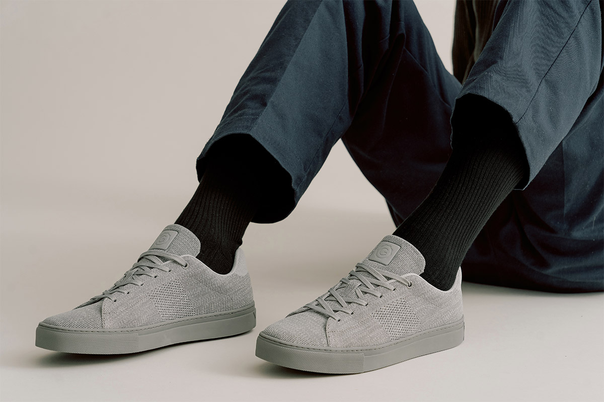 The Royale Knit, GREATS' first eco-friendly sneaker released in 2019.
