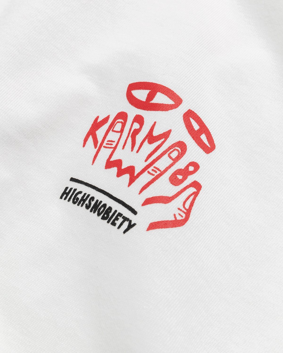 KARMA8A x Highsnobiety – HS Sports High T-Shirt White - Tops - White - Image 5
