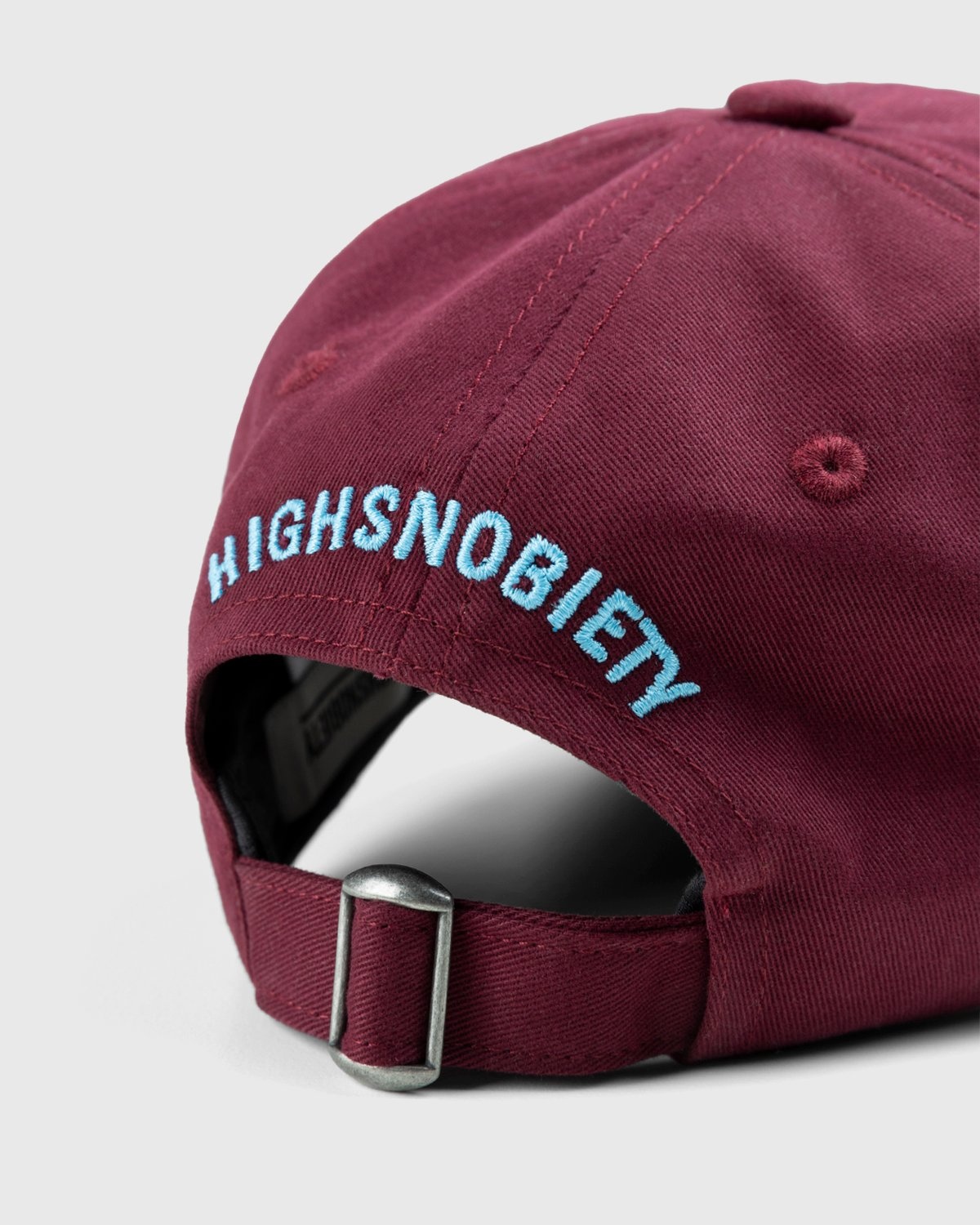 Highsnobiety – HS Sports Logo Cap Burgundy - Hats - Red - Image 4