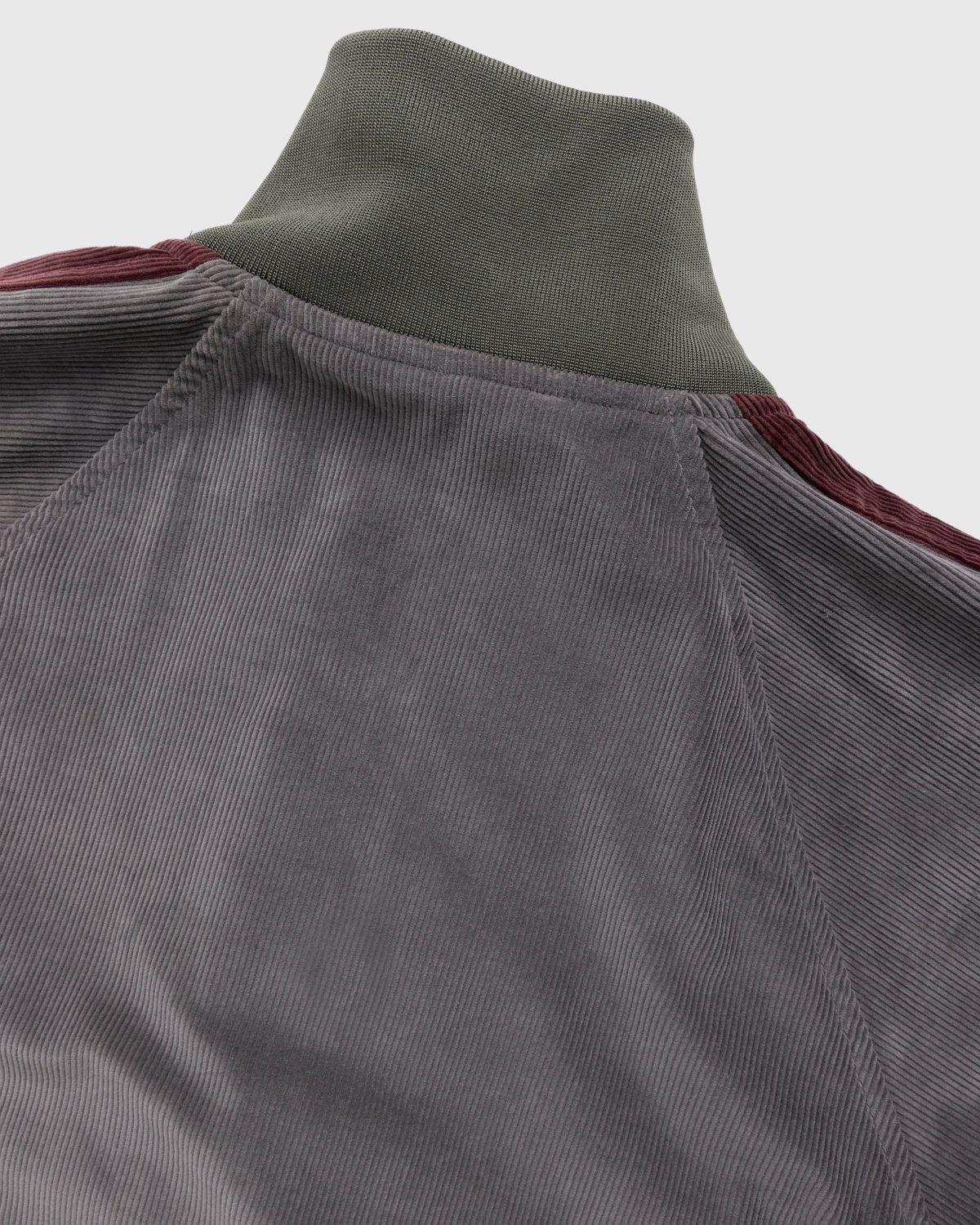 RANRA – Blom Track Jacket Moss/Bordeaux - Outerwear - Grey - Image 4