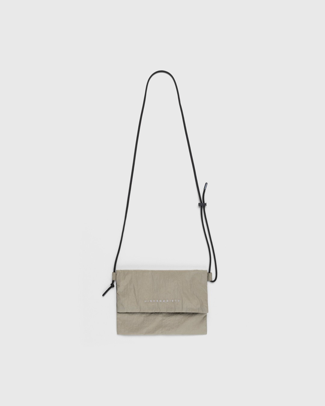 Highsnobiety – Nylon Side Bag Beige - Pouches - Beige - Image 1