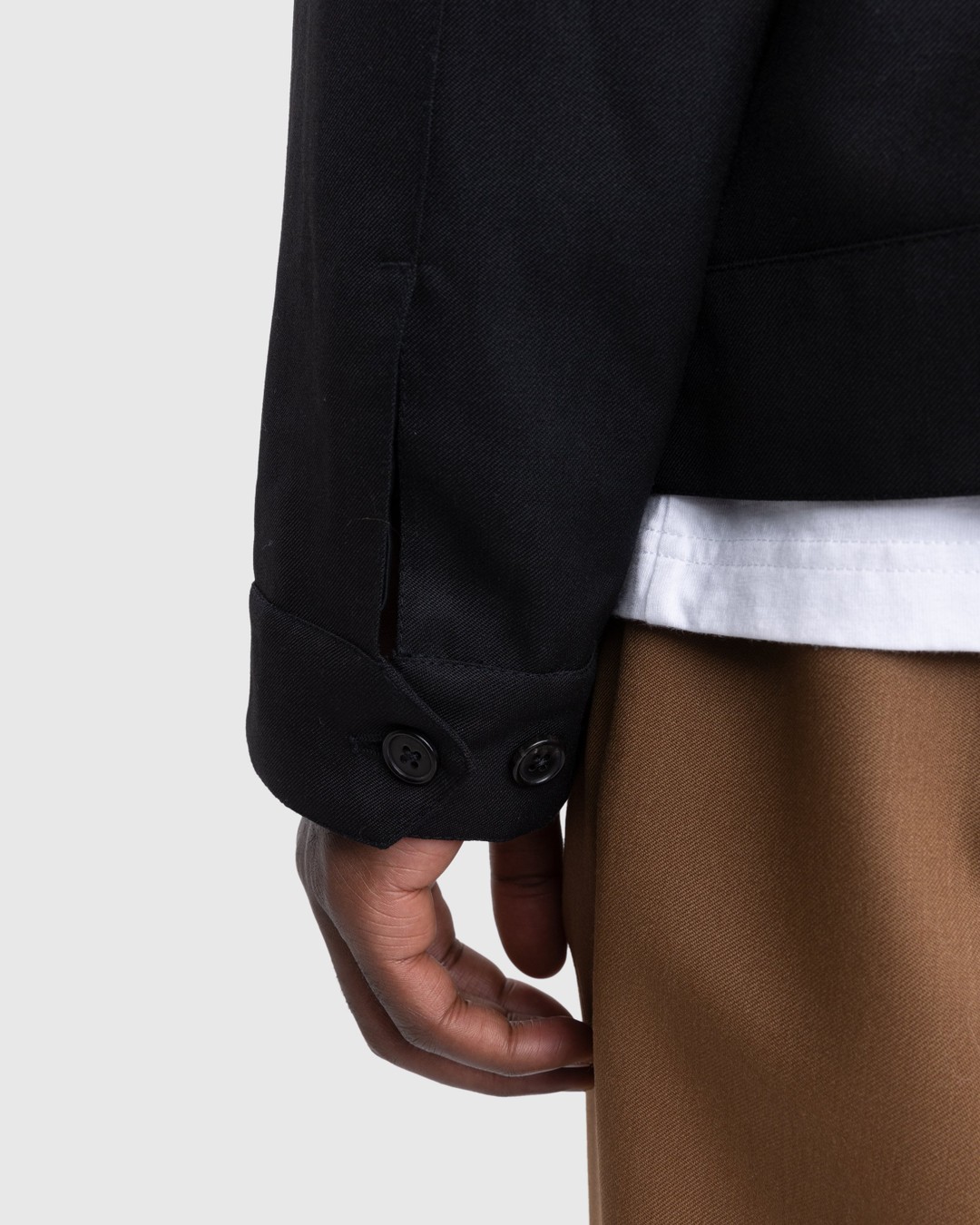 Highsnobiety – Wool Blend Garage Jacket Black - Outerwear - Black - Image 6