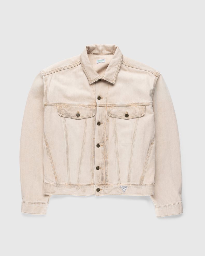 Vintage Denim Jacket Beige