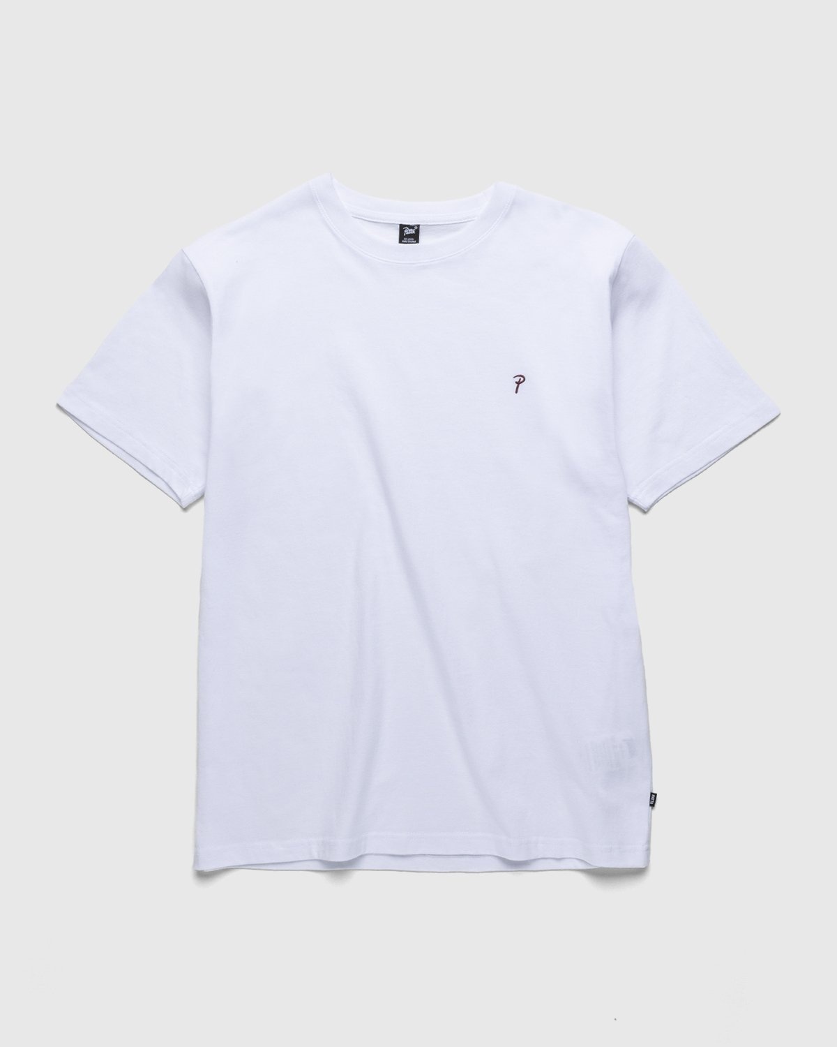 Patta – Basic Script P T-Shirt White - Tops - White - Image 1