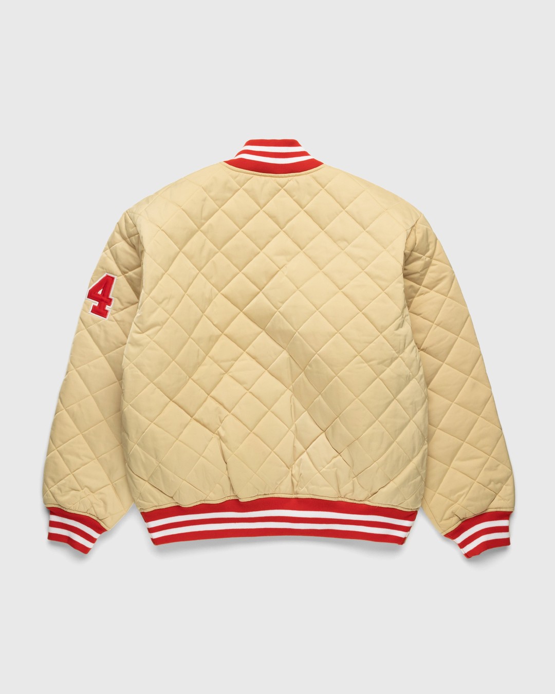 Patta – Diamond Quilted Sports Jacket Mojave Desert - Bomber Jackets - Brown - Image 2