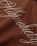 Highsnobiety – Script Logo T-Shirt Brown - T-shirts - Brown - Image 5
