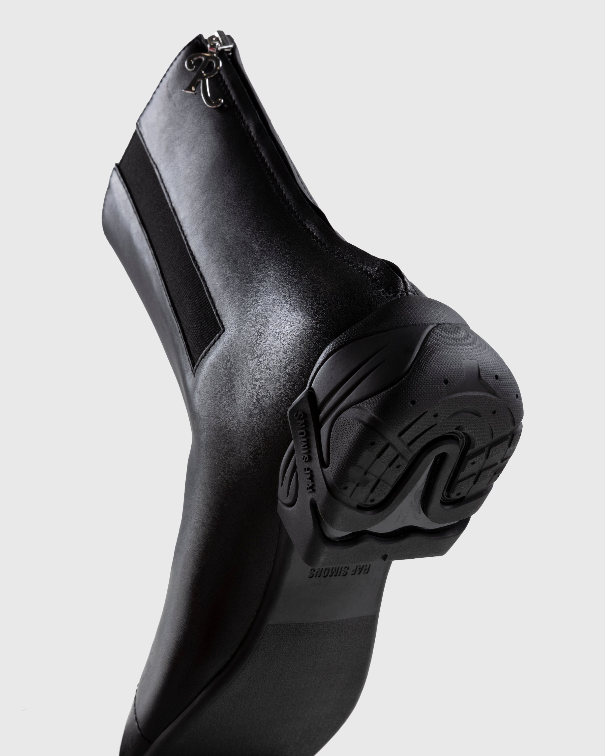 Raf Simons – Solaris High Leather Boot Black - Heels - Black - Image 6