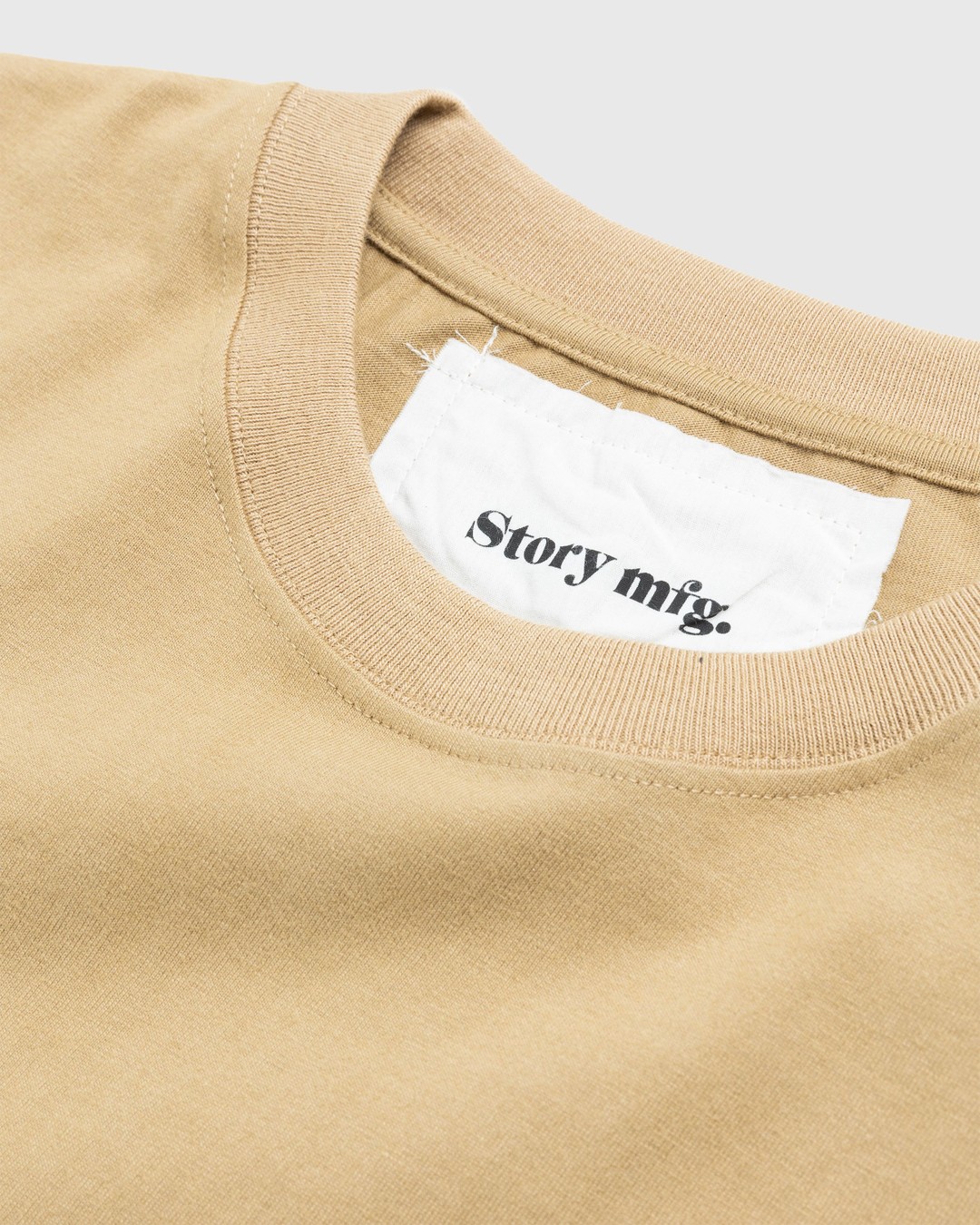 Story mfg. – Grateful Tee Ecru Inside Outside Time - Tops - Beige - Image 5