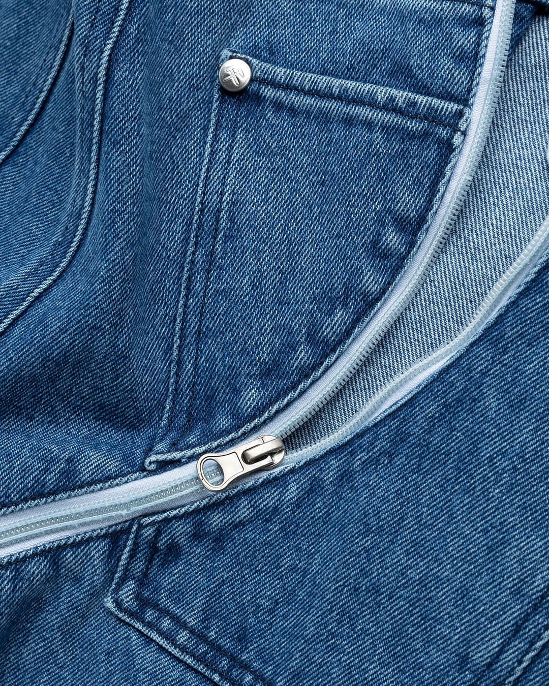 GmbH – Lata Denim Trousers Blue - Pants - Blue - Image 6