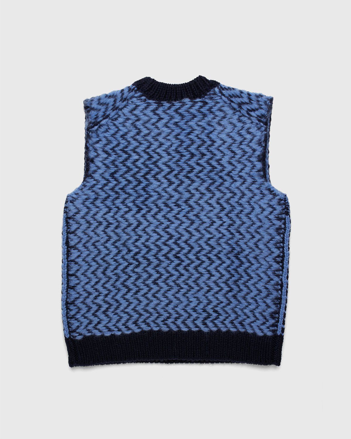 Jil Sander – Vest Knitted Blue - Image 2