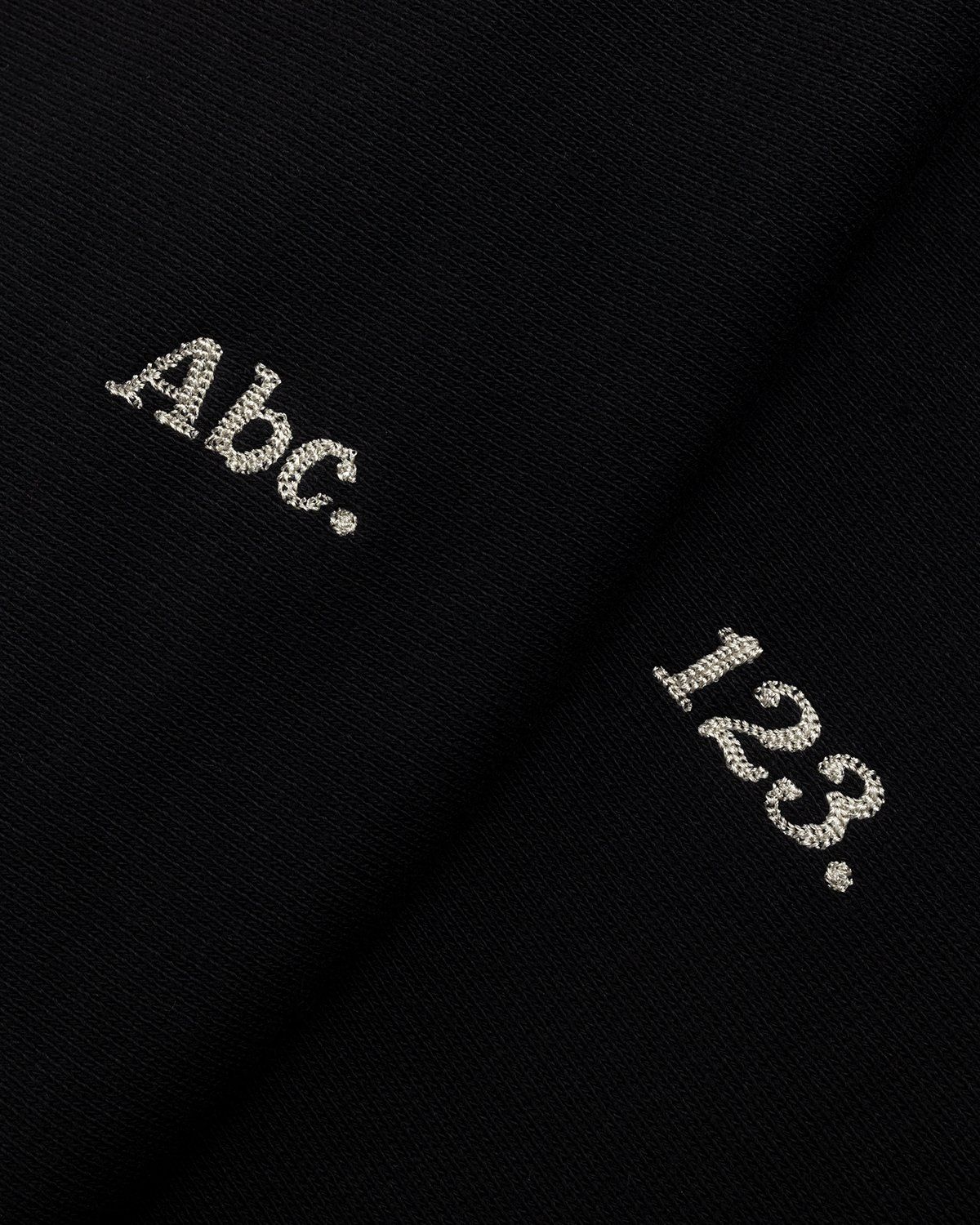 Abc. – French Terry Sweatpants Anthracite - Pants - Black - Image 3