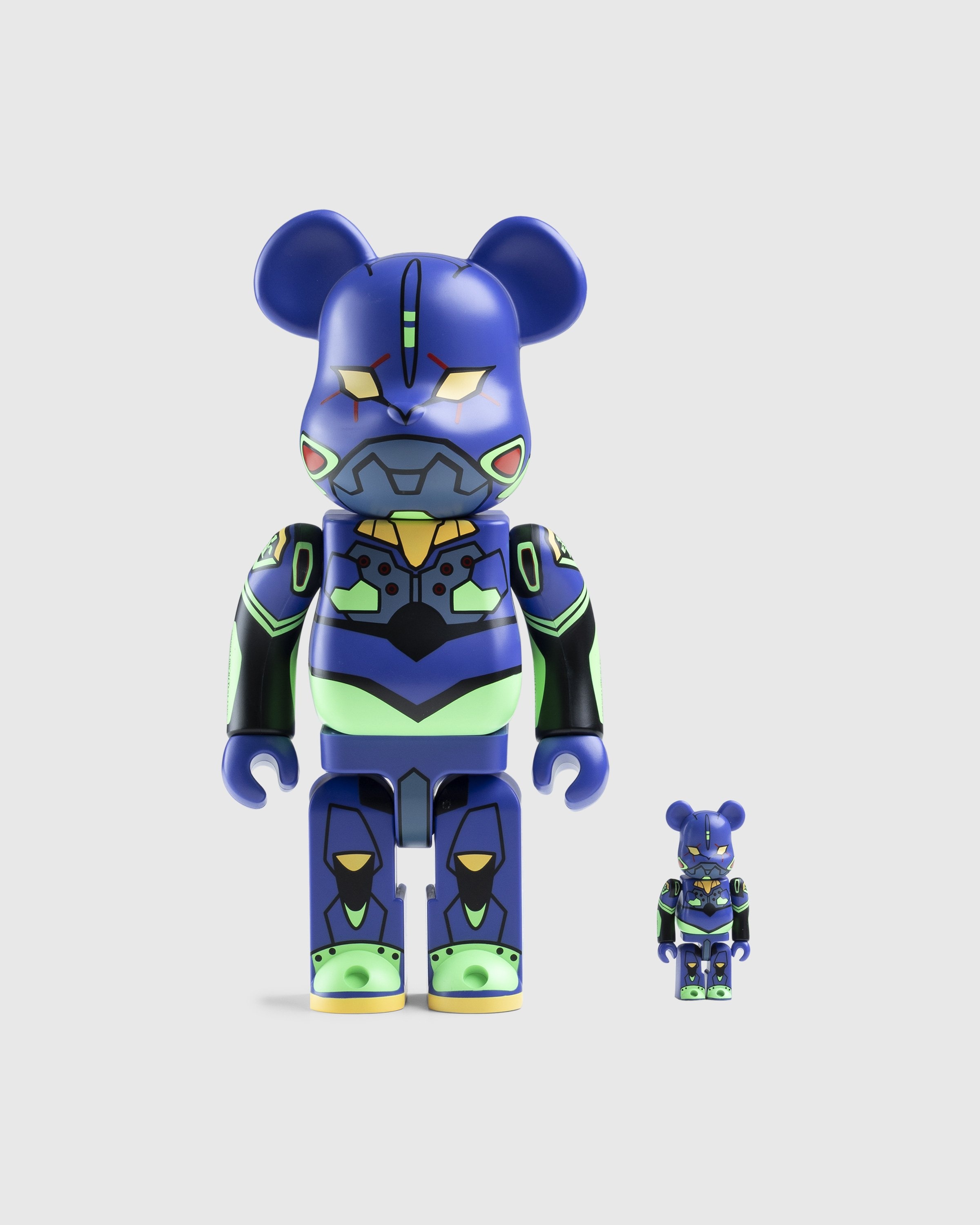 Medicom – Be@rbrick Evangelion Eva 01 (New Paint Version) 100% & 400% Set Multi - Toys - Multi - Image 1