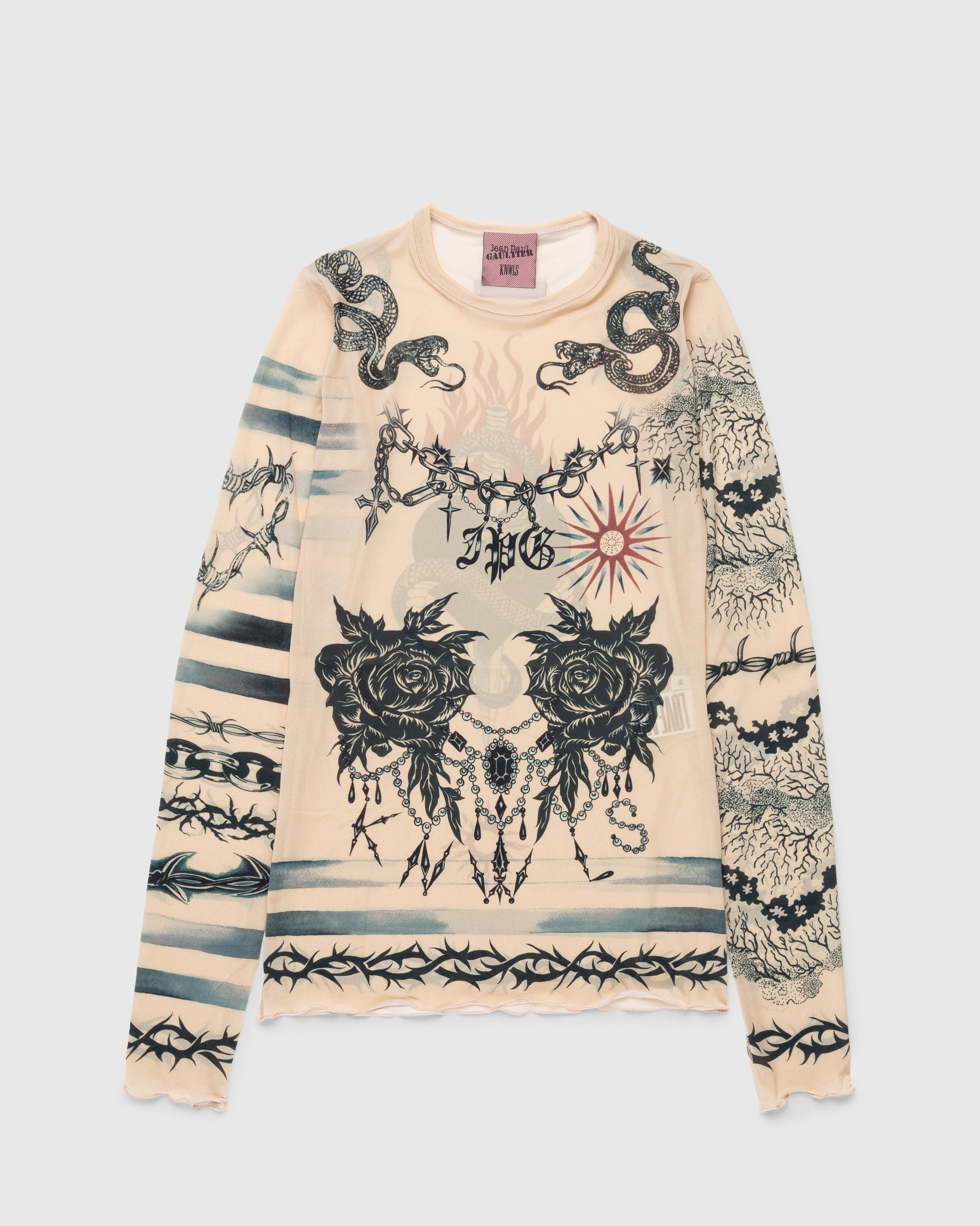 Jean paul gaultier tattoo shirt new arrivals