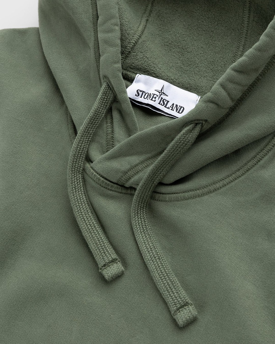 Stone Island – Fleece Hoodie Sage Green - Sweats - Green - Image 5