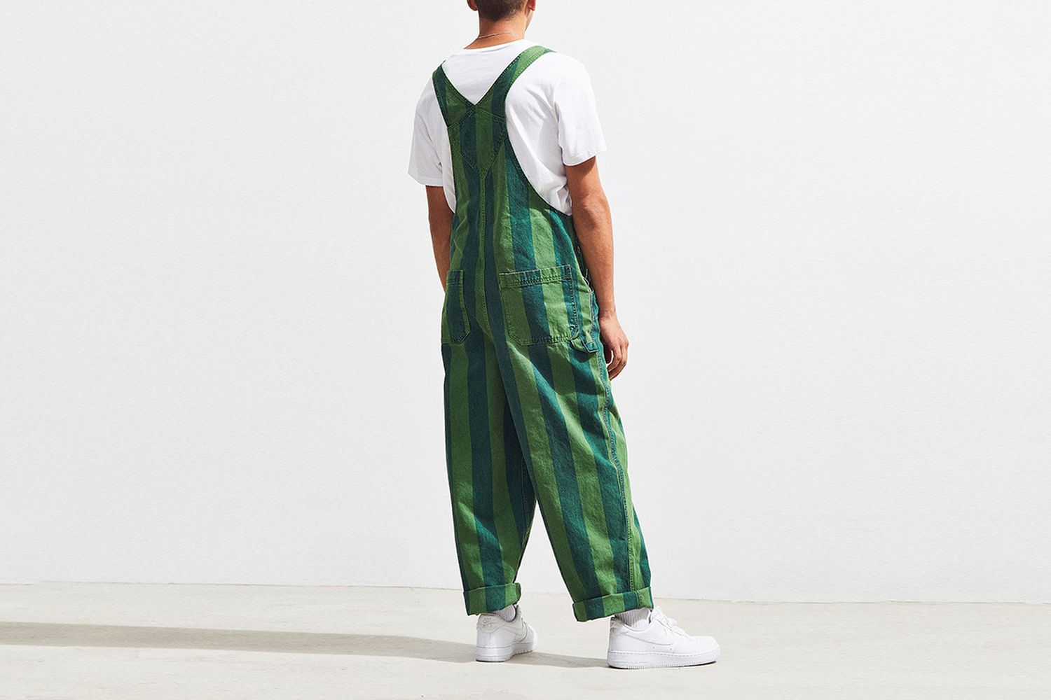 Overdyed Striped Overall