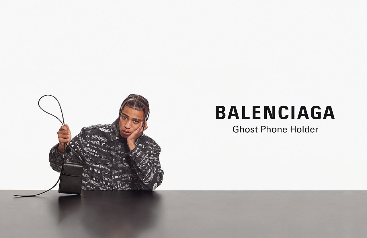 Balenciaga's SS20 campaign for accessories