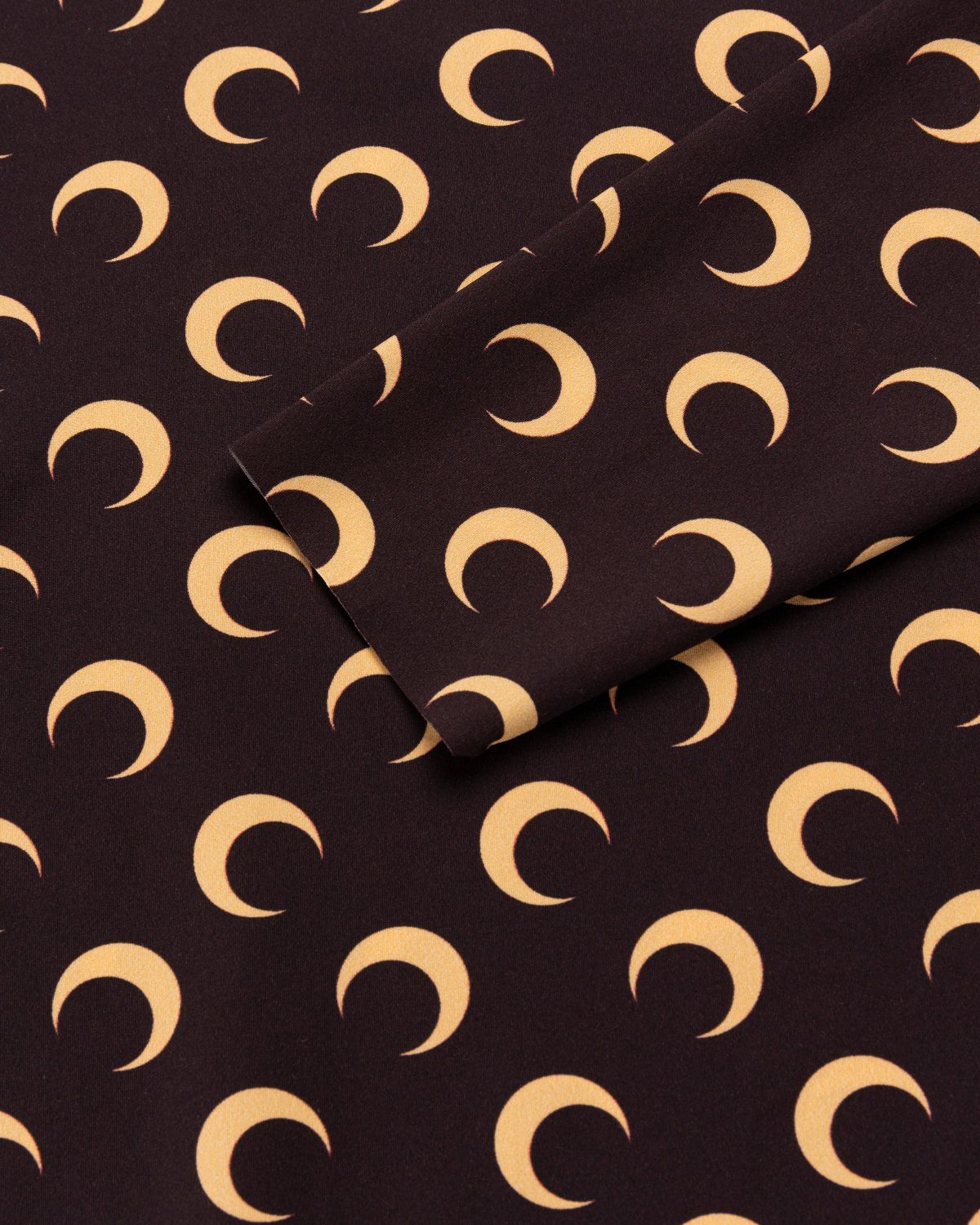 Marine Serre – Second Skin Moon Top Brown - Longsleeves - Brown - Image 6