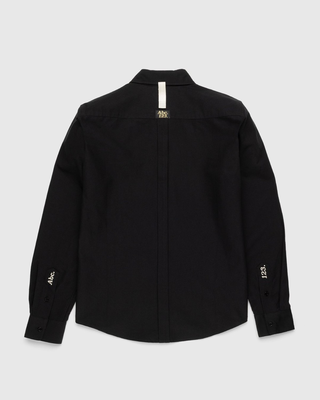 Abc. – Oxford Woven Shirt Anthracite - Longsleeve Shirts - Black - Image 2