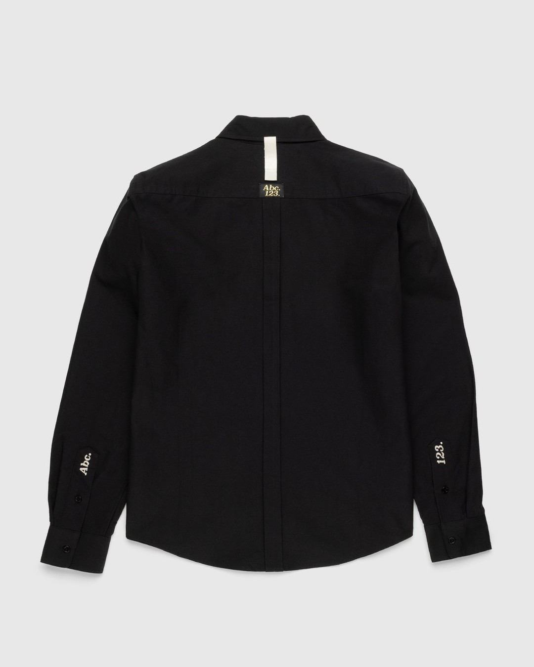 Abc. – Oxford Woven Shirt Anthracite - Shirts - Black - Image 2